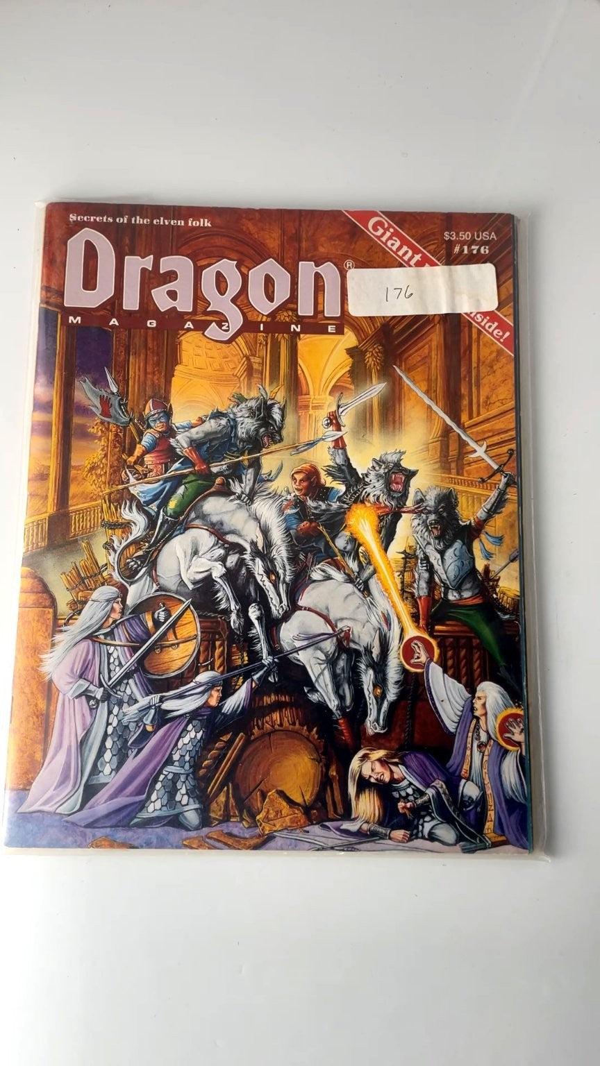Dragon Magazine #176 TSR 1991 Greyhawk Adventures Illustrated