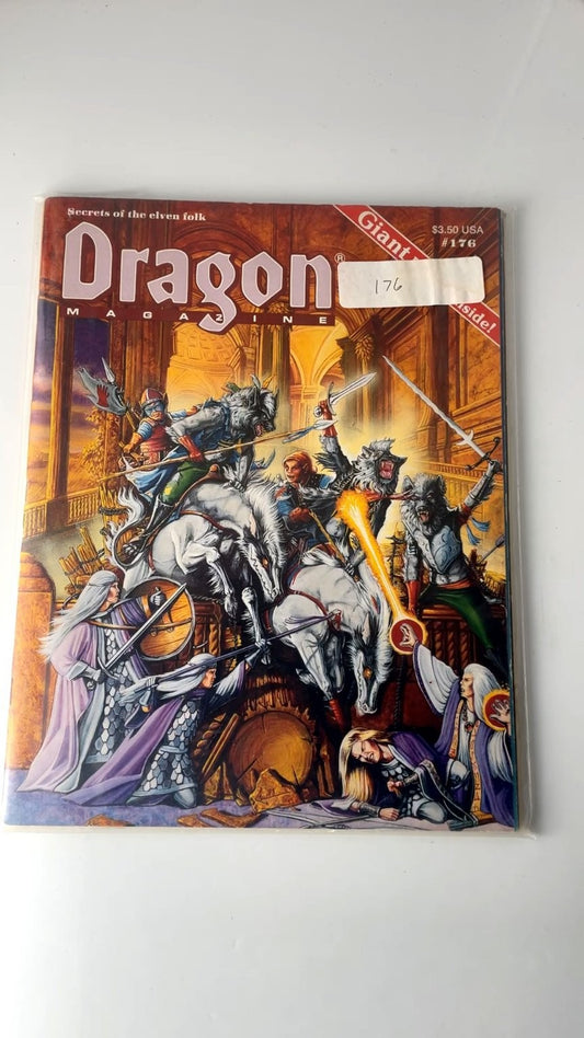 Dragon Magazine #176 TSR 1991 Greyhawk Adventures Illustrated