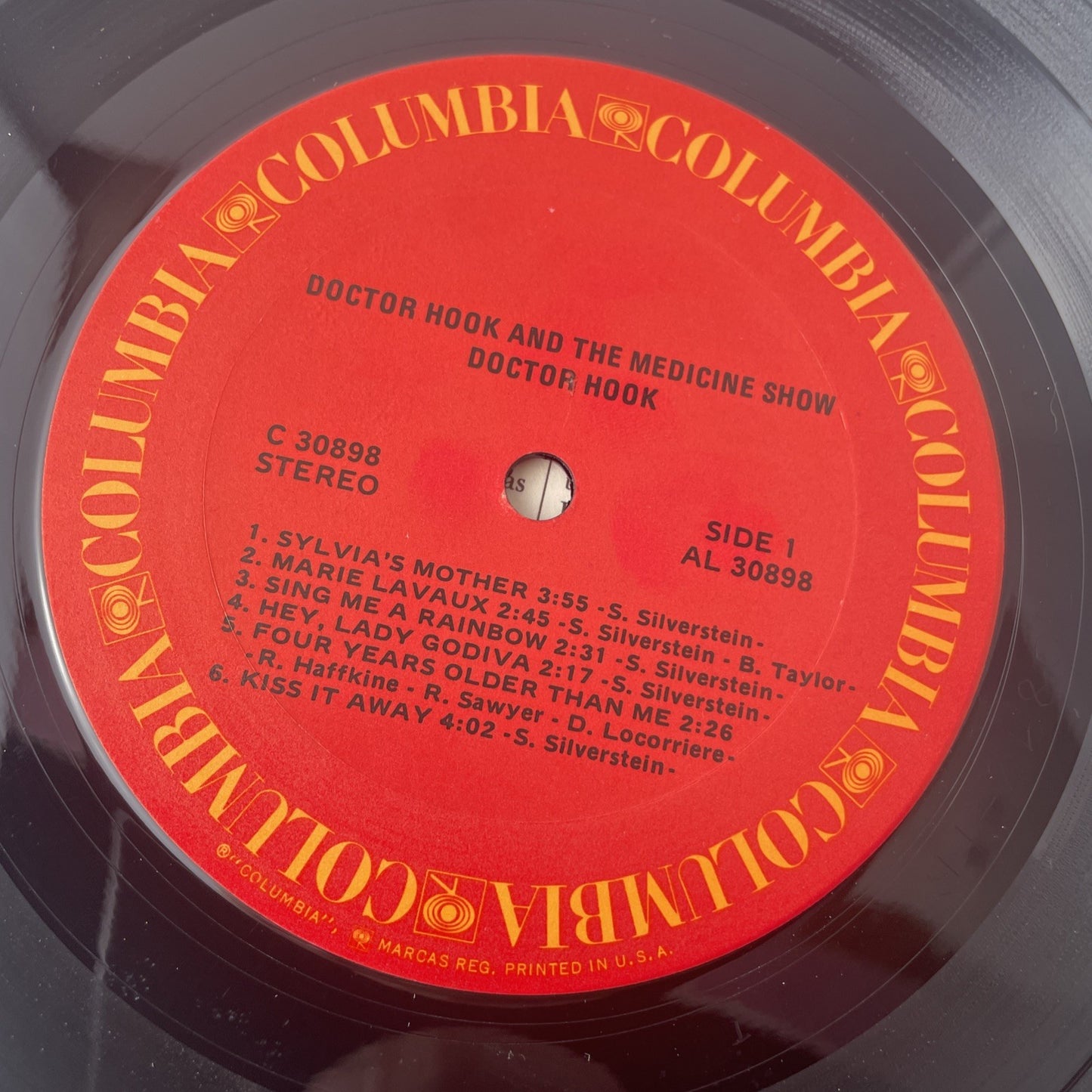 Doctor Hook And The Medicine Show- Doctor Hook- LP 1972 Columbia C 30898 VG