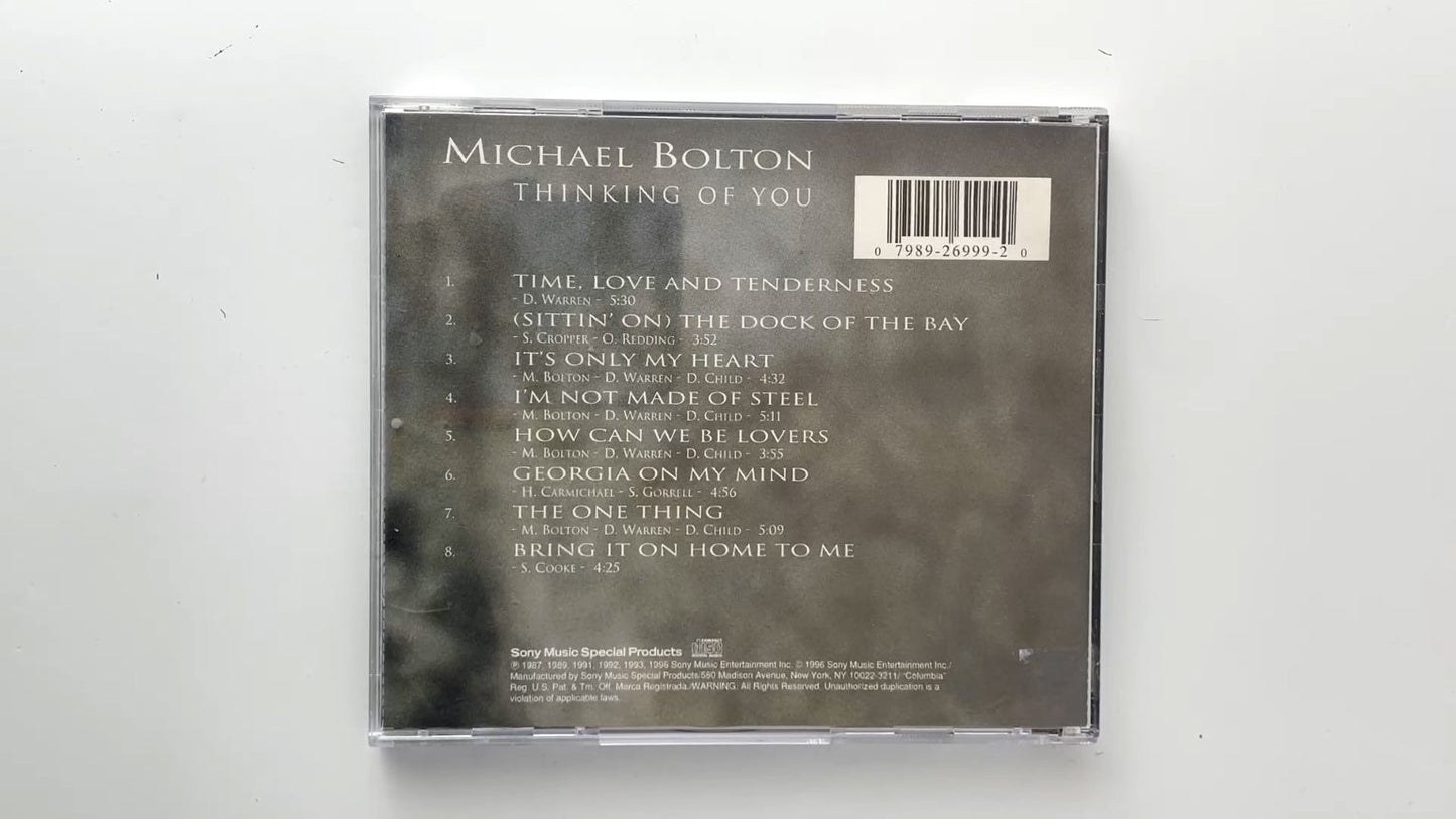 Michael Bolton - Thinking Of You CD 1996 Limited Edition Pop Sony Music