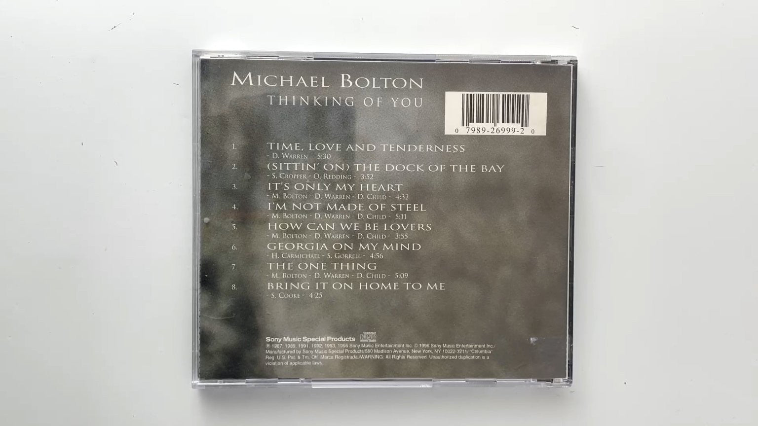 Michael Bolton - Thinking Of You CD 1996 Limited Edition Pop Sony Music