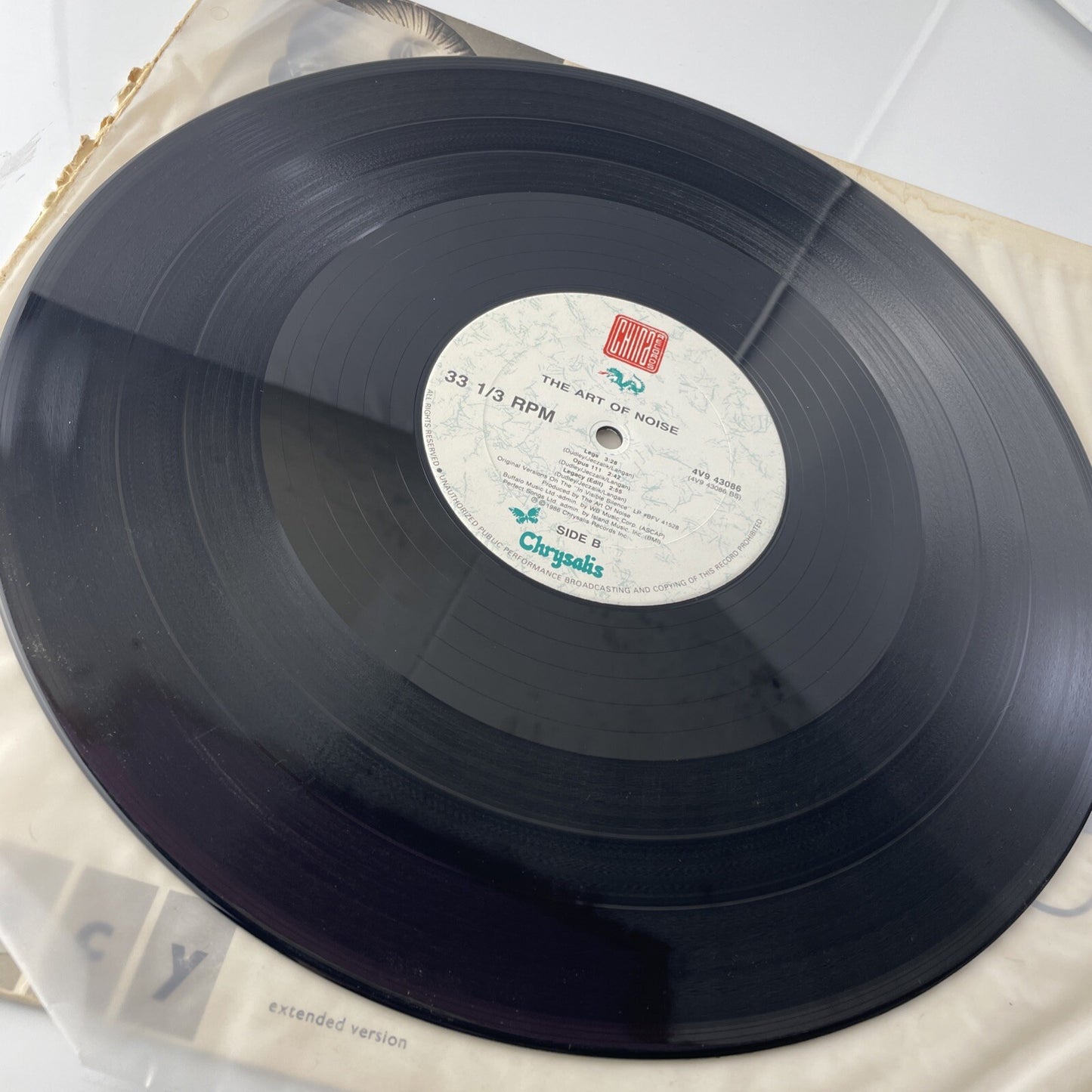 THE ART OF NOISE - LEGACY ORIG 1986 US 12" VINYL MAXI SINGLE