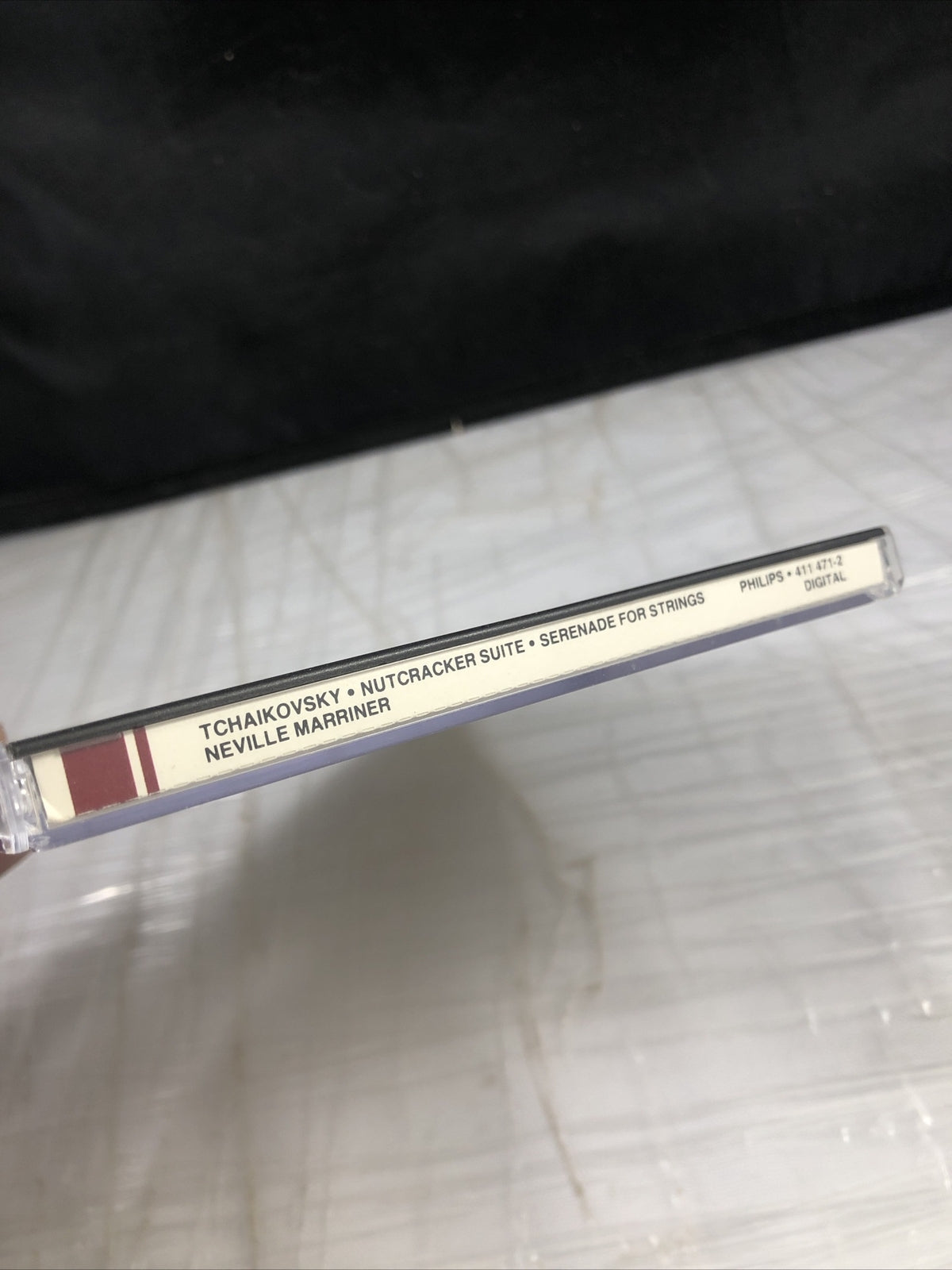 TCHAIKOVSKY Piano Nutcracker Suite Serenade Strings PHILIPS CD SOLID SILVER 1989