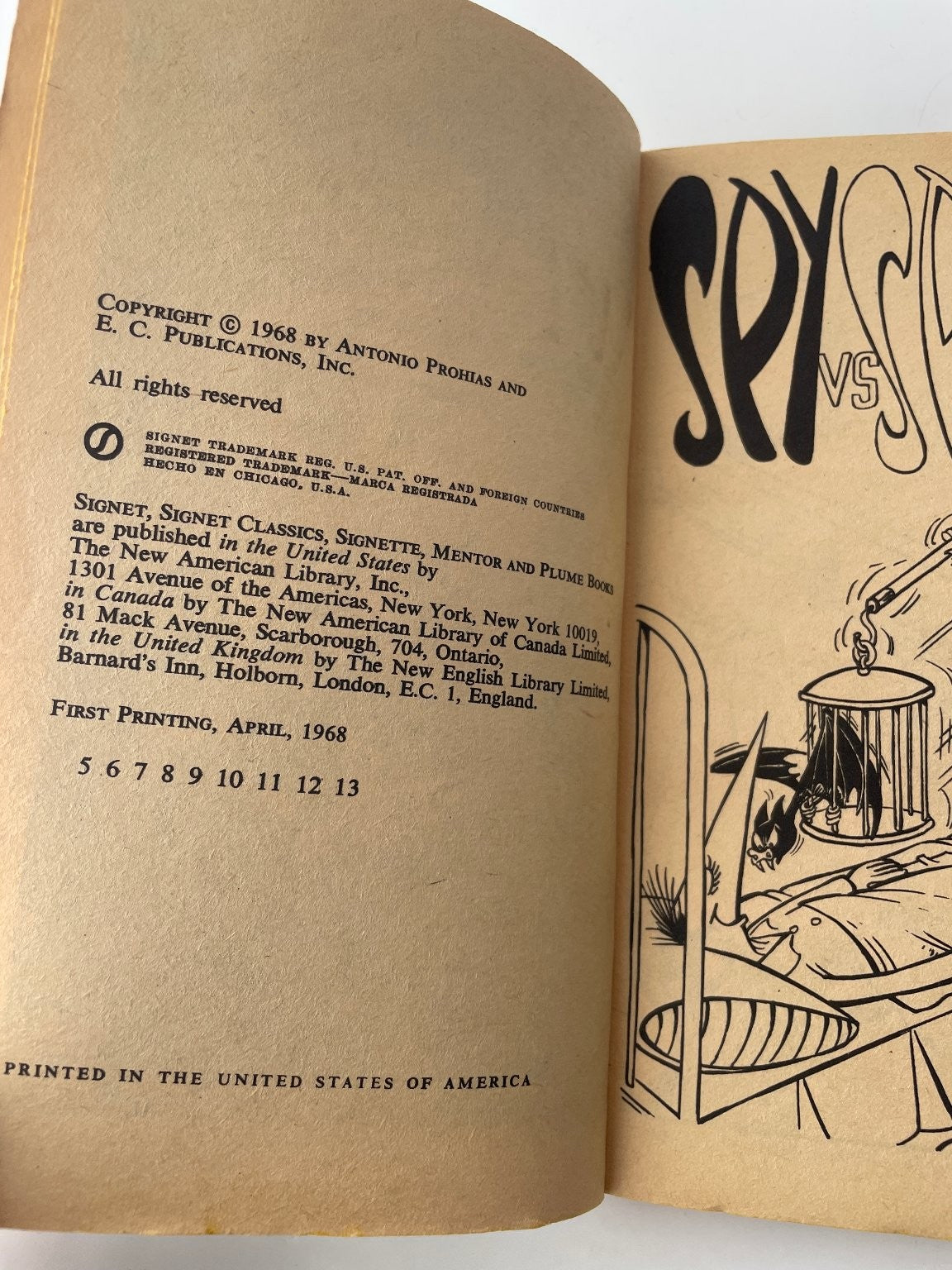 MAD's Spy vs Spy Follow-Up File Antonio Prohias 1968 First Edition