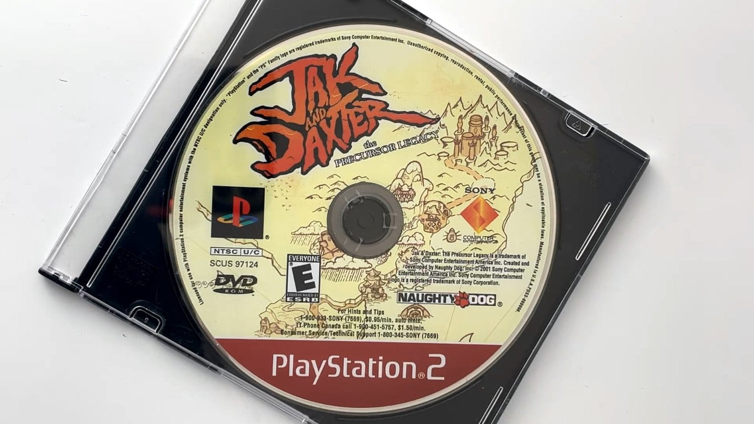 Jak and Daxter The Precursor Legacy PlayStation 2 Video Game Everyone DISC ONLY