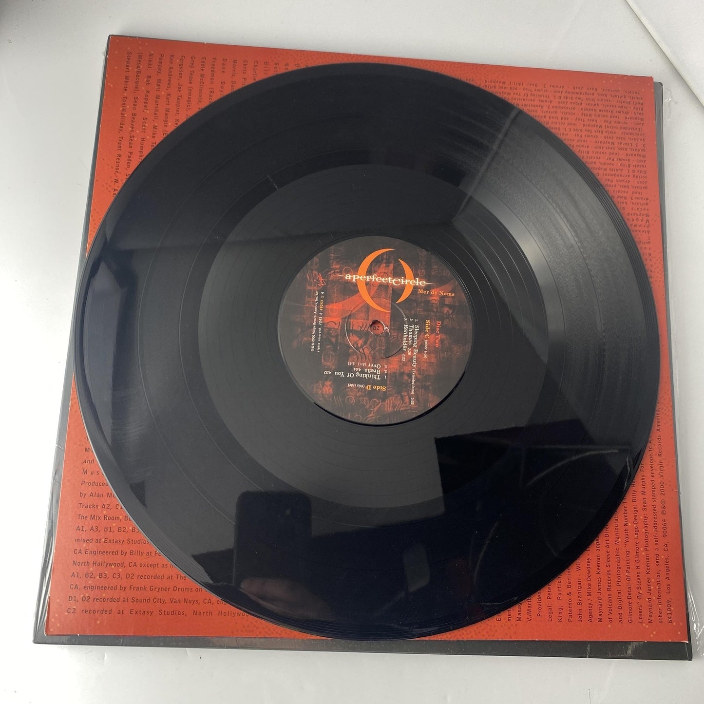 Vintage A Perfect Circle Mer De Noms 2xLP Vinyl 2000 Virgin Alt Rock Album