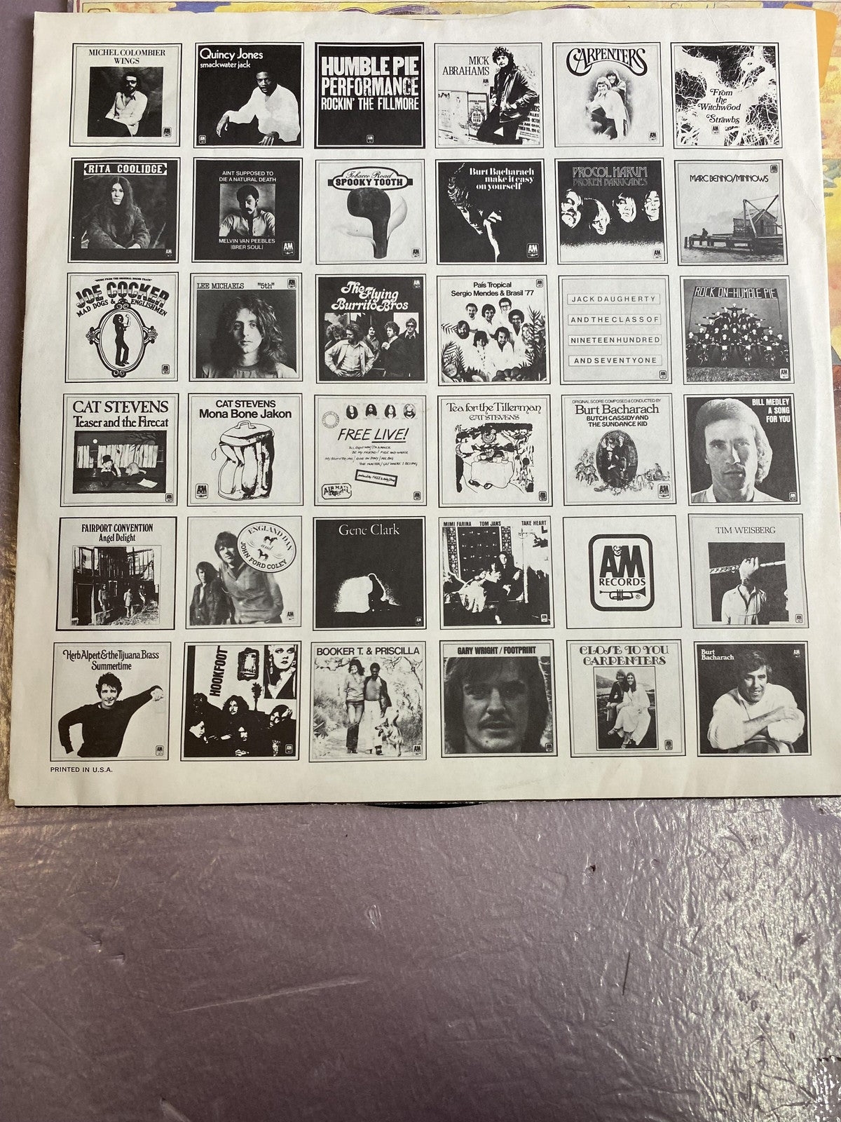 Vintage Procol Harum Live Edmonton Symphony Orch 12" Vinyl LP 1972 AFM Prog Rock