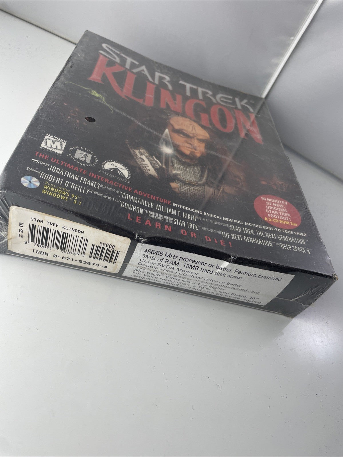 Sealed 1996 Star Trek Klingon The Ultimate Interactive Adventure CD-ROM PC Game