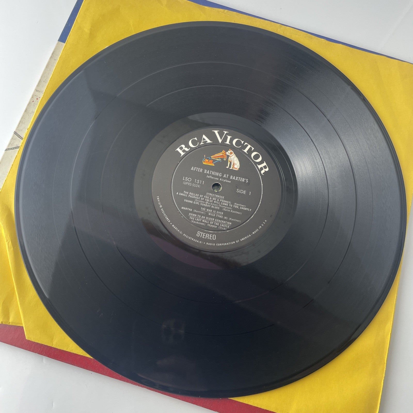 Jefferson Airplane After Bathing at Baxter's LP 1967 RCA LSO-1511 1st Press