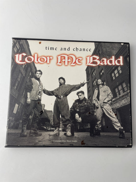 Vintage Color Me Badd CD Maxi Single Time and Chance R&B New Jack 1993 Made USA