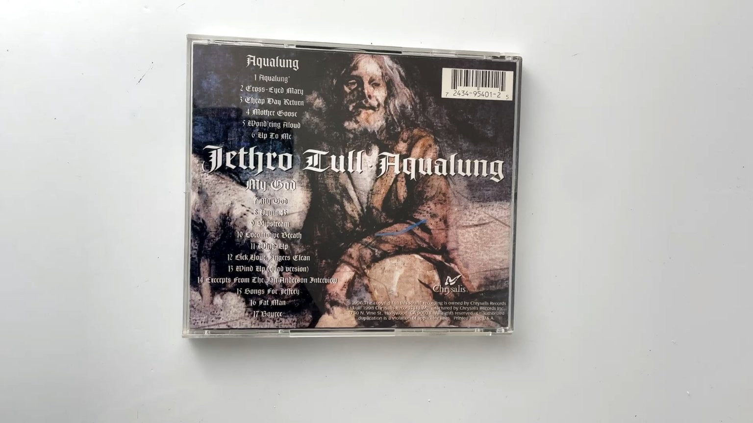 Jethro Tull - Aqualung CD 1996 Chrysalis Rock Progressive