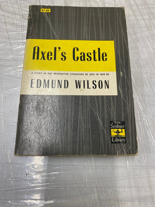 Axel's Castle Edmund Wilson 1959 Reissue Literary Criticism Scribners