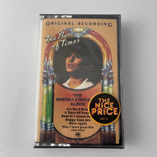 New Sealed The Barbra Streisand Album: The Best of Times. Cassette. Vintage