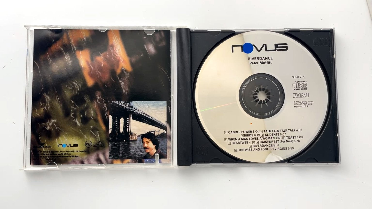 Peter Moffitt - Riverdance CD 1989 Jazz Fusion Novus RCA