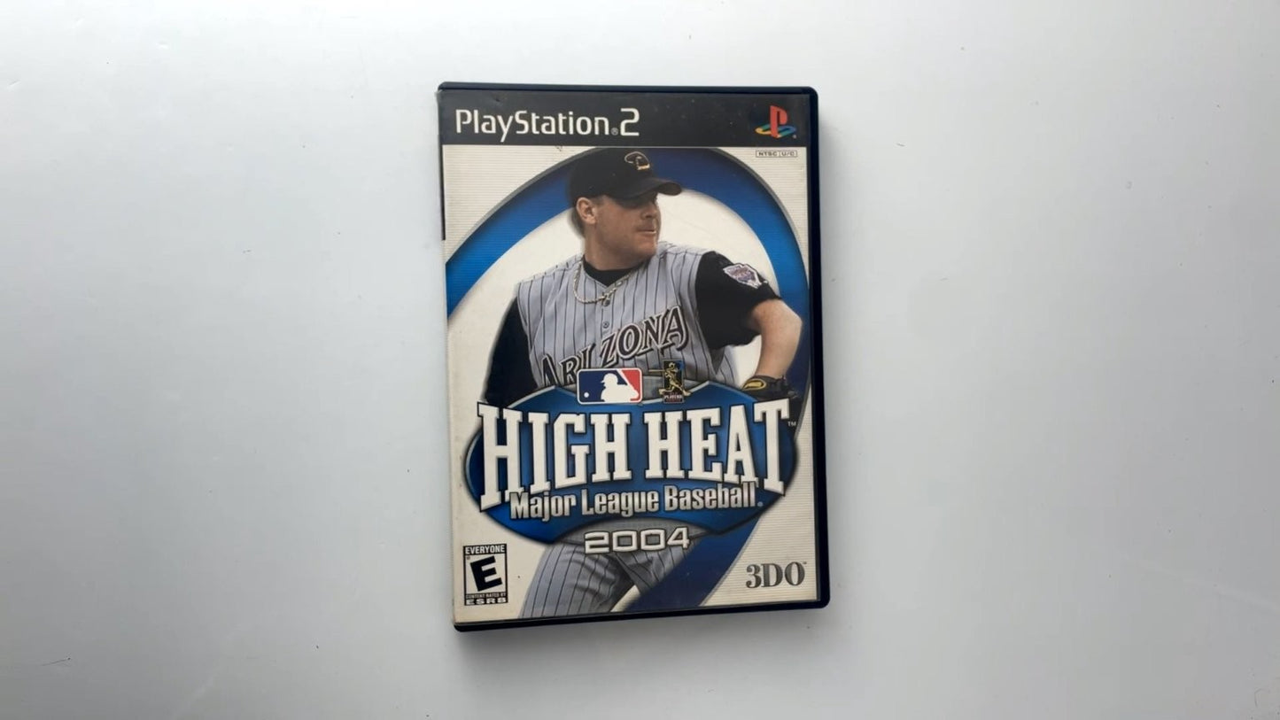 High Heat Major League Baseball 2004 PlayStation 2 Video Game