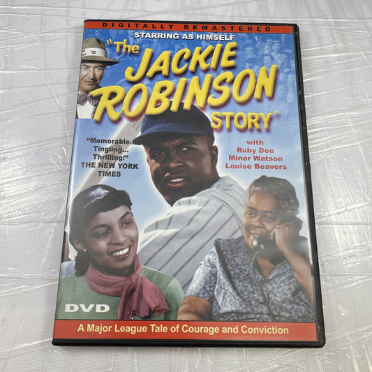 The Jackie Robinson Story [Slim Case] DVD Rare Misprint On Spine Baseball Movie