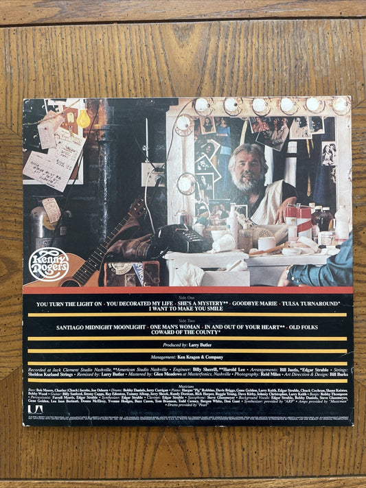 New 1979 Kenny Rogers "Kenny" Vinyl 12" LP Album  Liberty Records  LOO-979