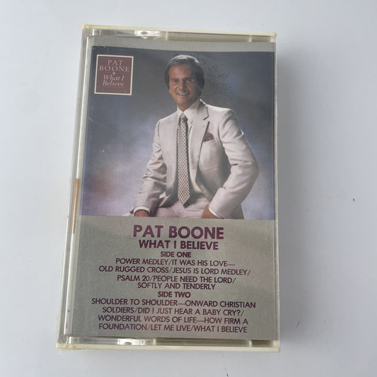 Pat Boone What I Believe (Cassette tape) New and Factory Sealed 