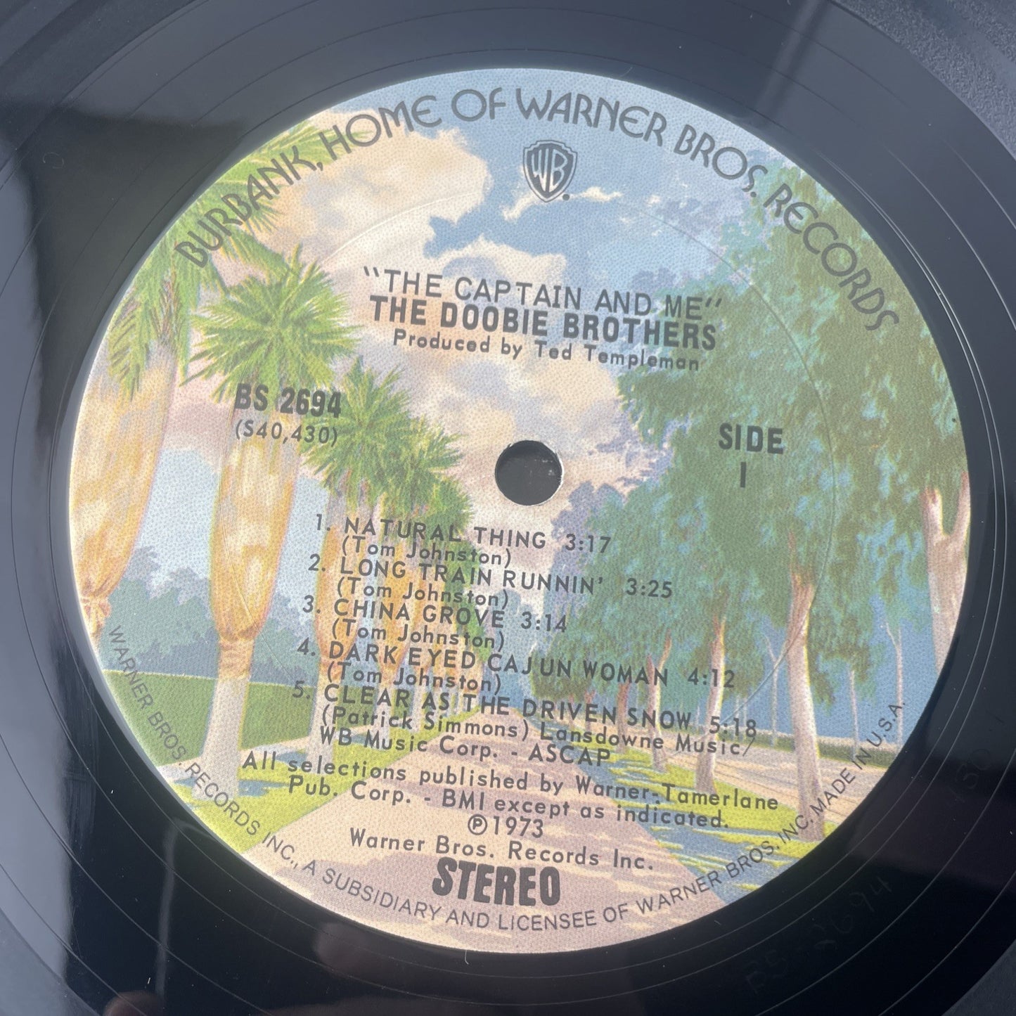 THE DOOBIE BROTHERS The Captain And Me 1973 LP Gatefold Album BS 2694 Gatefold