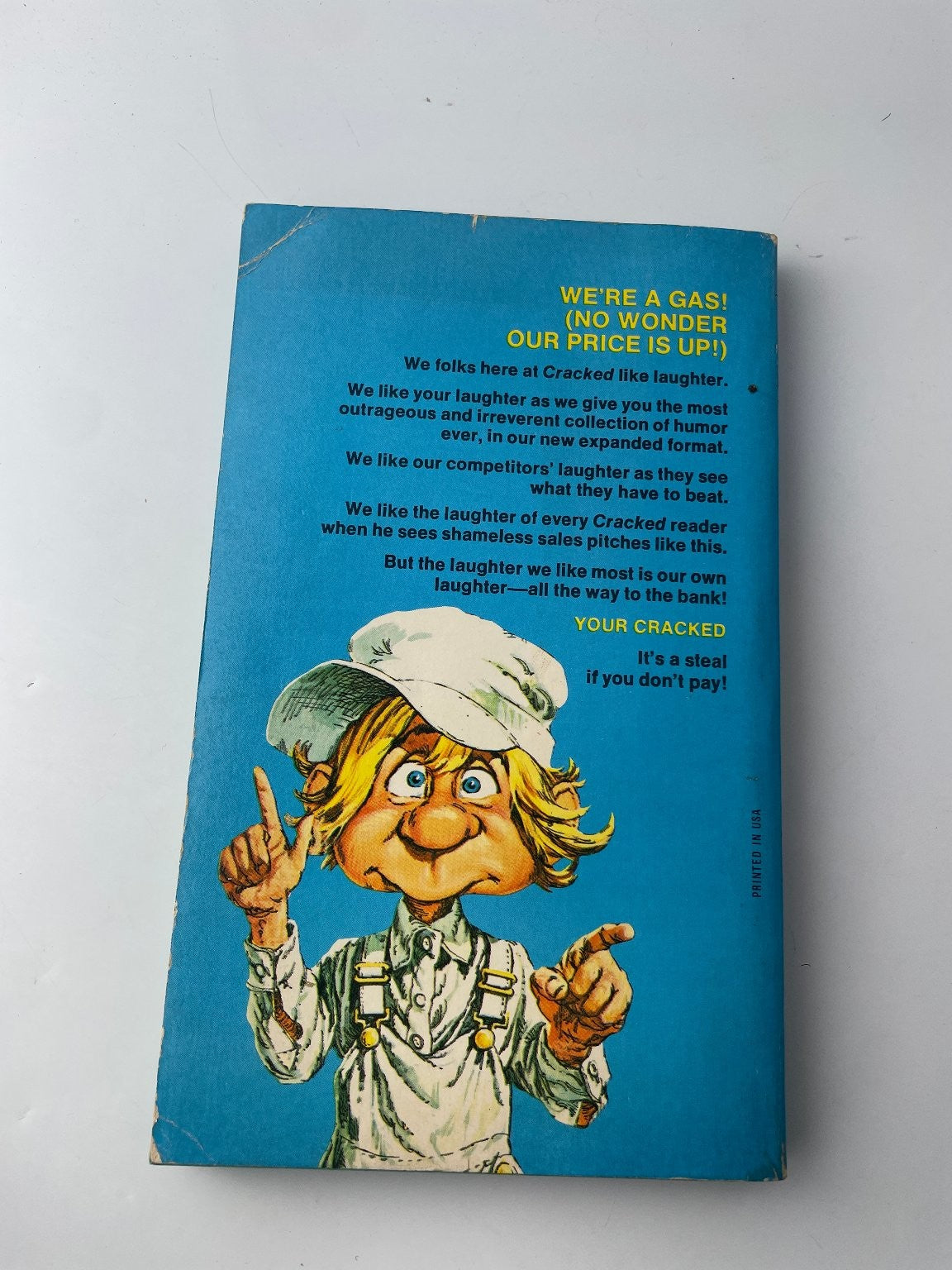 Rare Your Cracked Dell 1974 First Printing Humor Comedy Paperback