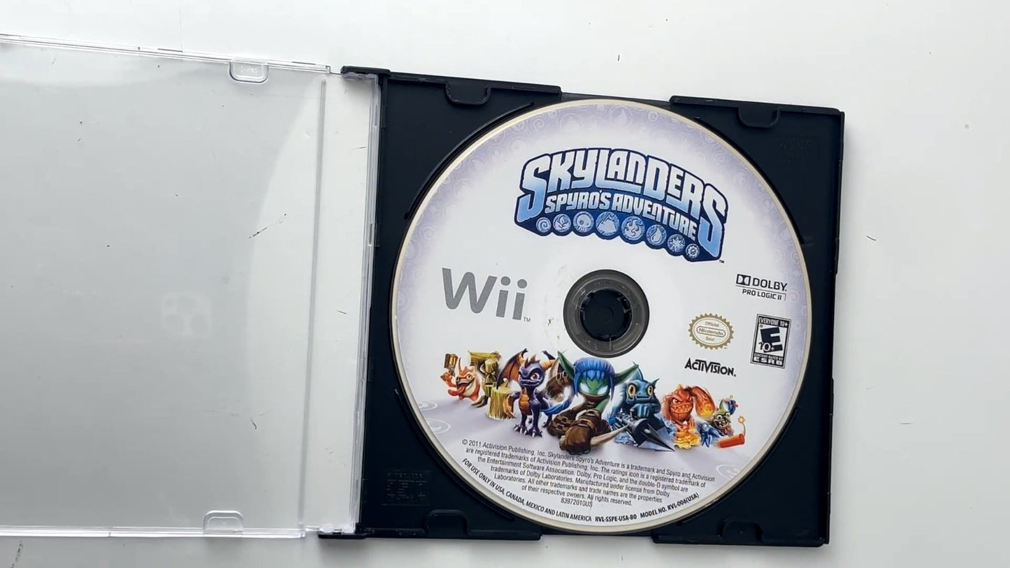 Skylanders Spyro's Adventure Wii Video Game Multiplayer