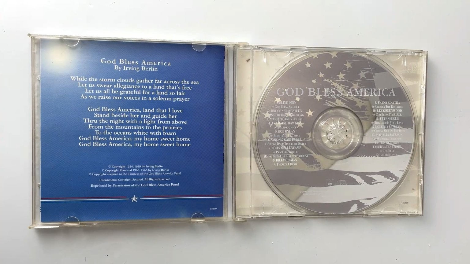 Various Artists - God Bless America CD 2001 Benefit Twin Towers Fund Pop Rock