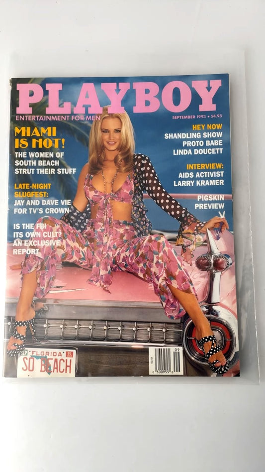 Playboy September 1993 Jennifer Driver Miami South Beach Illustrated