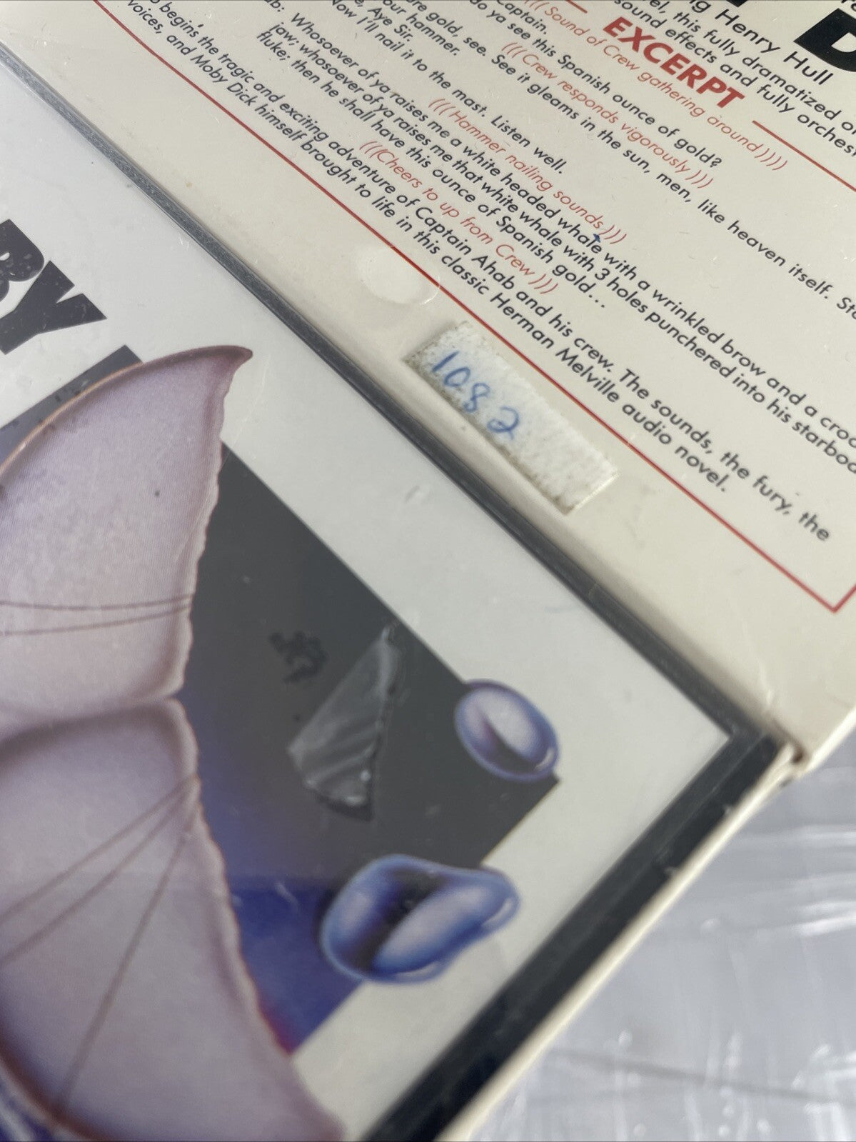 New Sealed Moby Dick 1977 Book Cassette Tape  NBC Audio Library Classics Vintage