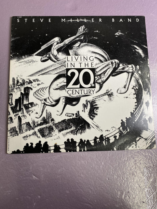 Vintage Steve Miller Band Living In The 20th Century Vinyl LP 1986 Capitol Rock
