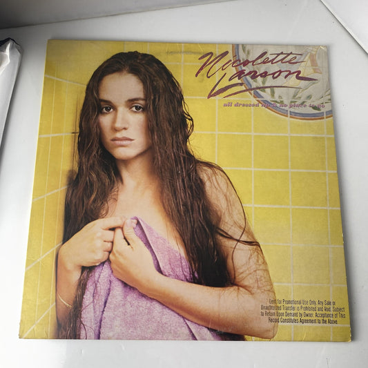 Vintage Nicolette Larson All Dressed Up 12" Black Vinyl LP 1982 Warner Pop Promo