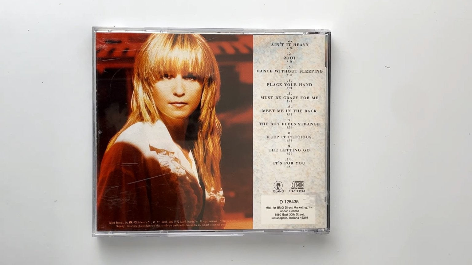 Melissa Etheridge - Never Enough CD 1992 Rock Island Records