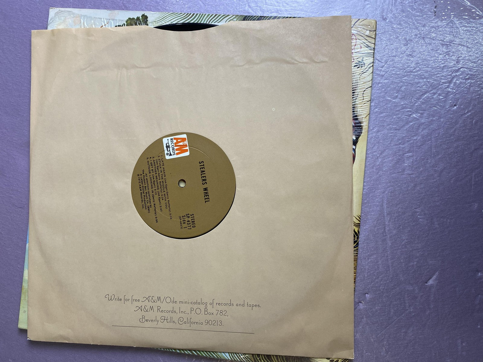 Vintage Stealers Wheel Self-Titled 12" Vinyl LP 1972 AFM Classic Rock Album