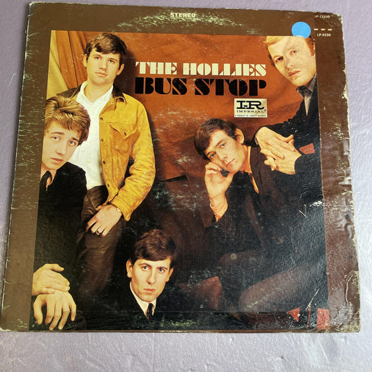 Vintage Hollies Bus Stop 12" Black Vinyl LP 1966 Imperial Rock Pop Album