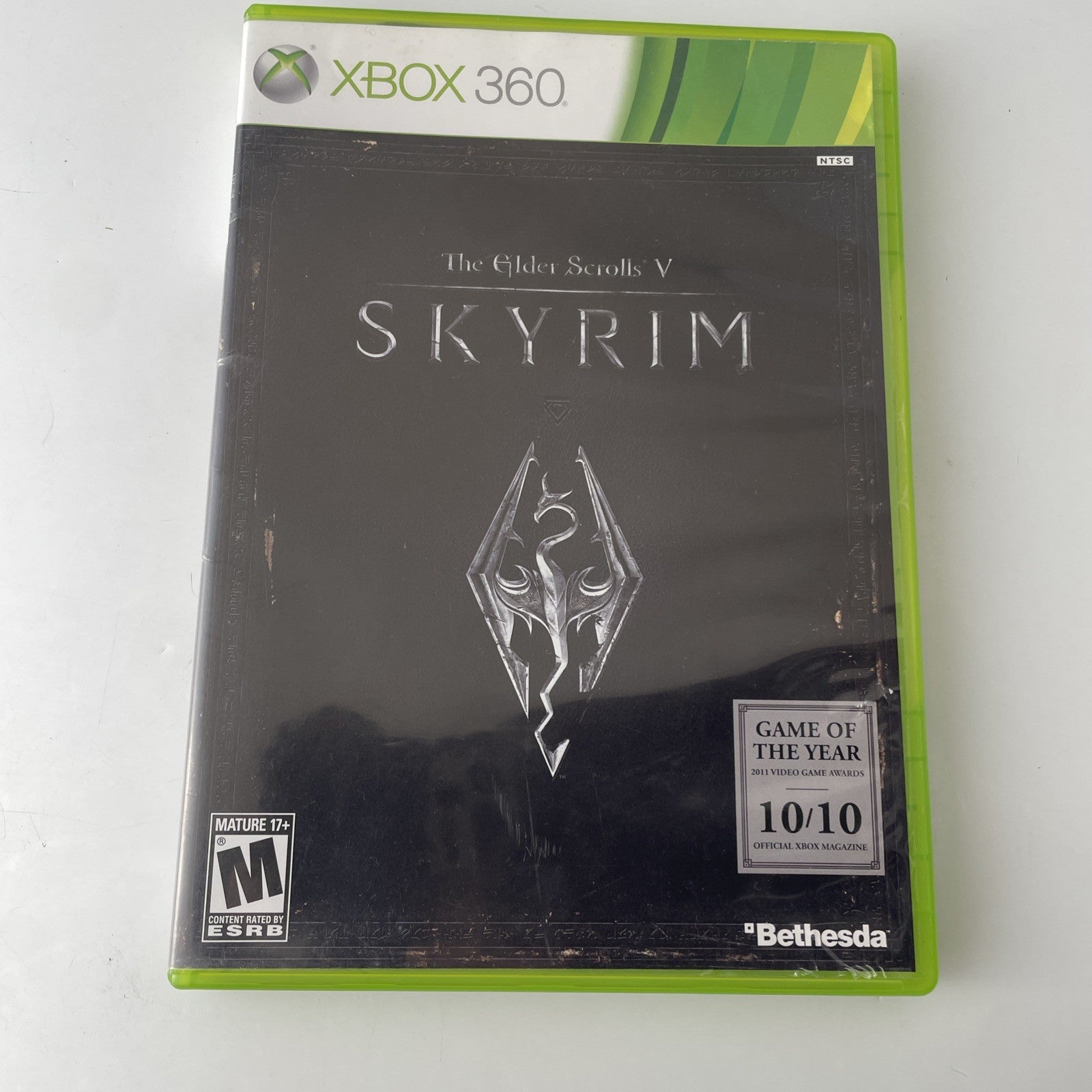 The Elder Scrolls V: Skyrim (Microsoft Xbox 360, 2011) No Manual