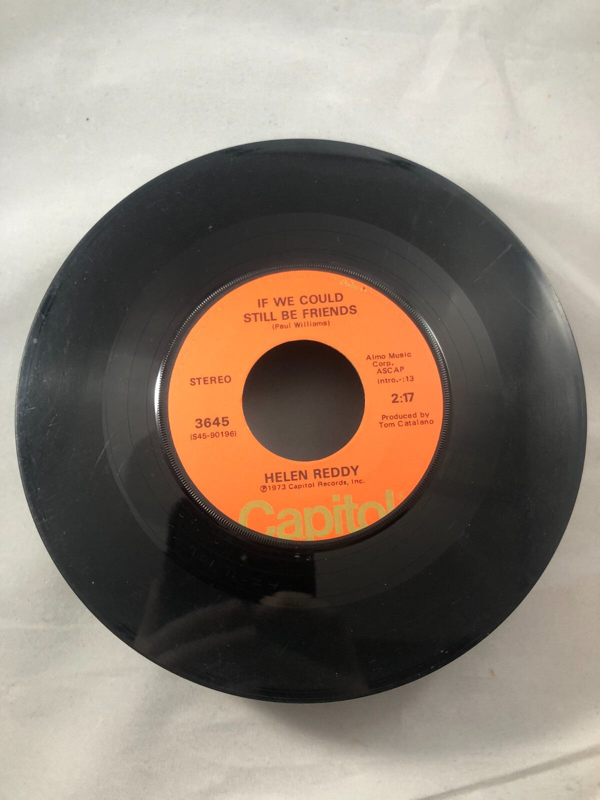 Helen Reddy (1973) Delta Dawn / If We Could Still Be Friends Record 45RPM G+
