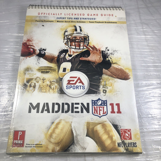 Prima EA Sports Madden NFL 11 Strategy Game Guide Sealed In Plastic