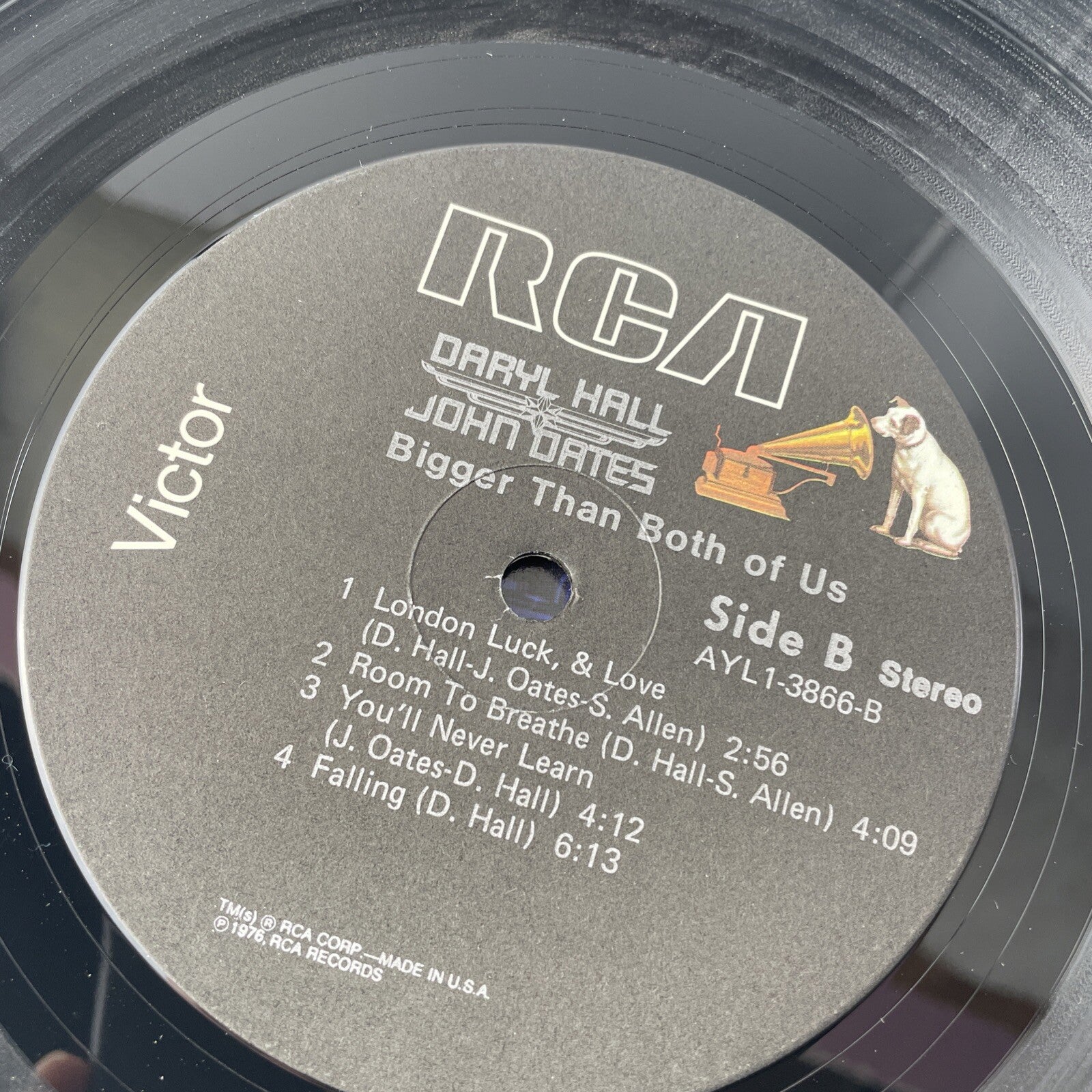 Daryl Hall & John Oates : Bigger Than Both Of Us. Vinyl, Lp. 1976. Tested 