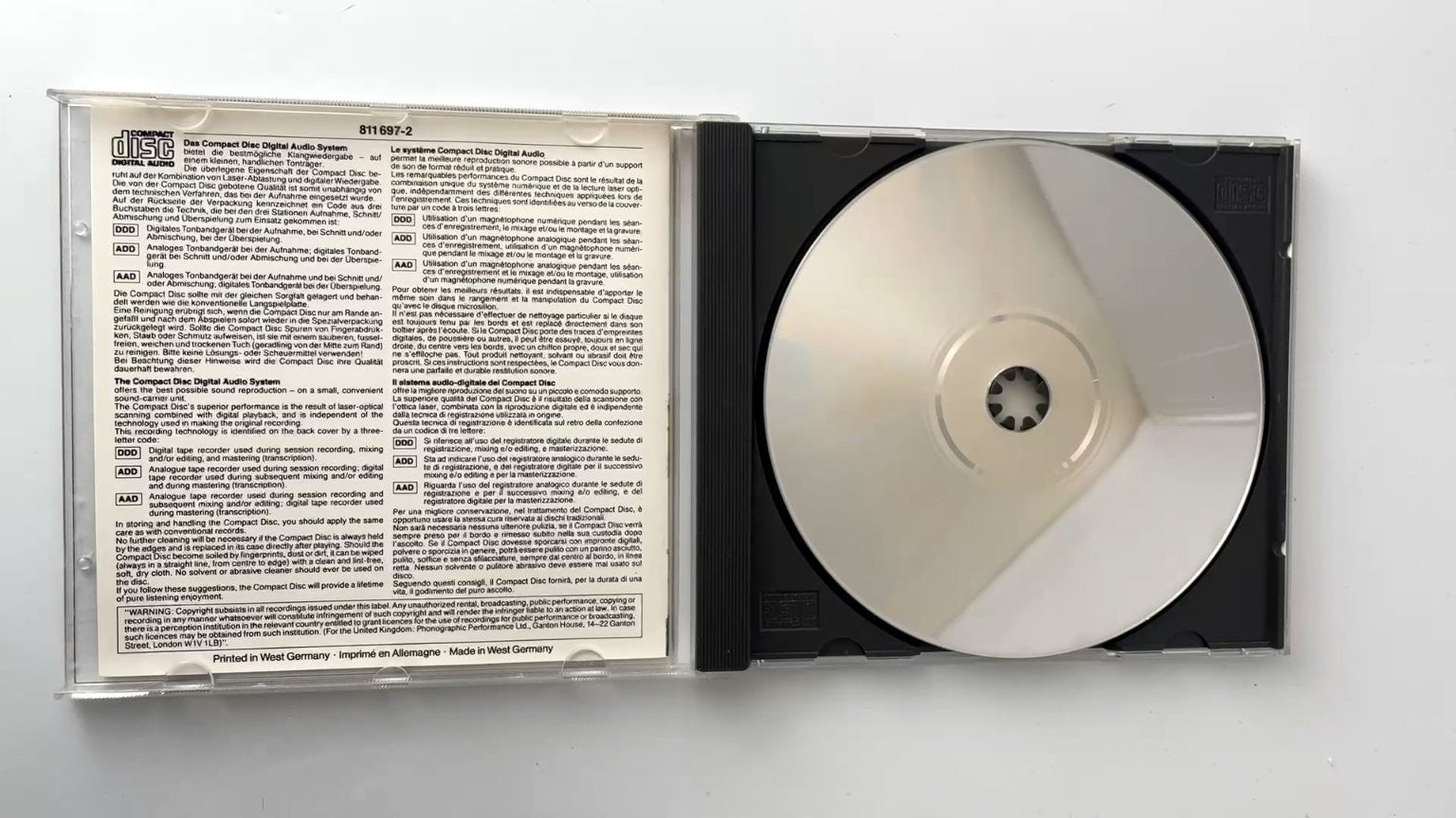 Eric Clapton - 461 Ocean Boulevard CD 1974 Rock RSO Records Made W. Germany