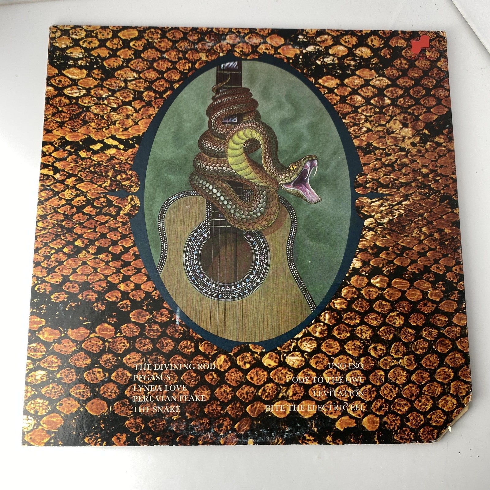 Vintage Harvey Mandel The Snake 12" Black Vinyl LP 1972 Janis Blues Rock Album