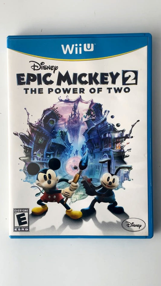 Disney Epic Mickey 2 The Power of Two Wii U Video Game Co-Op