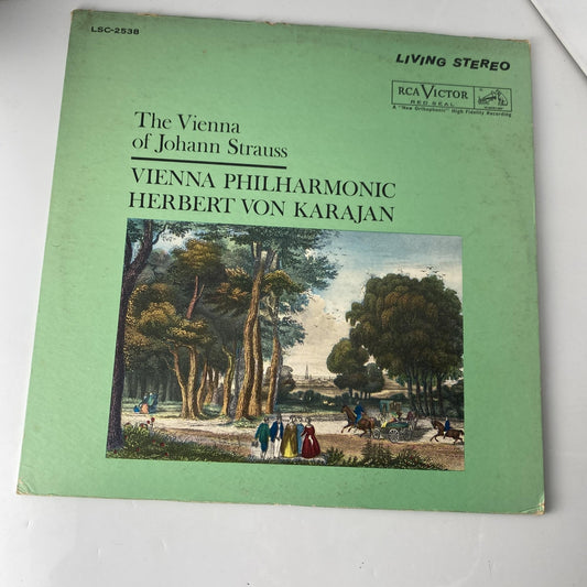 Vintage Vienna Philharmonic The Vienna Of Johann Strauss 12" Vinyl LP 1958 RCA