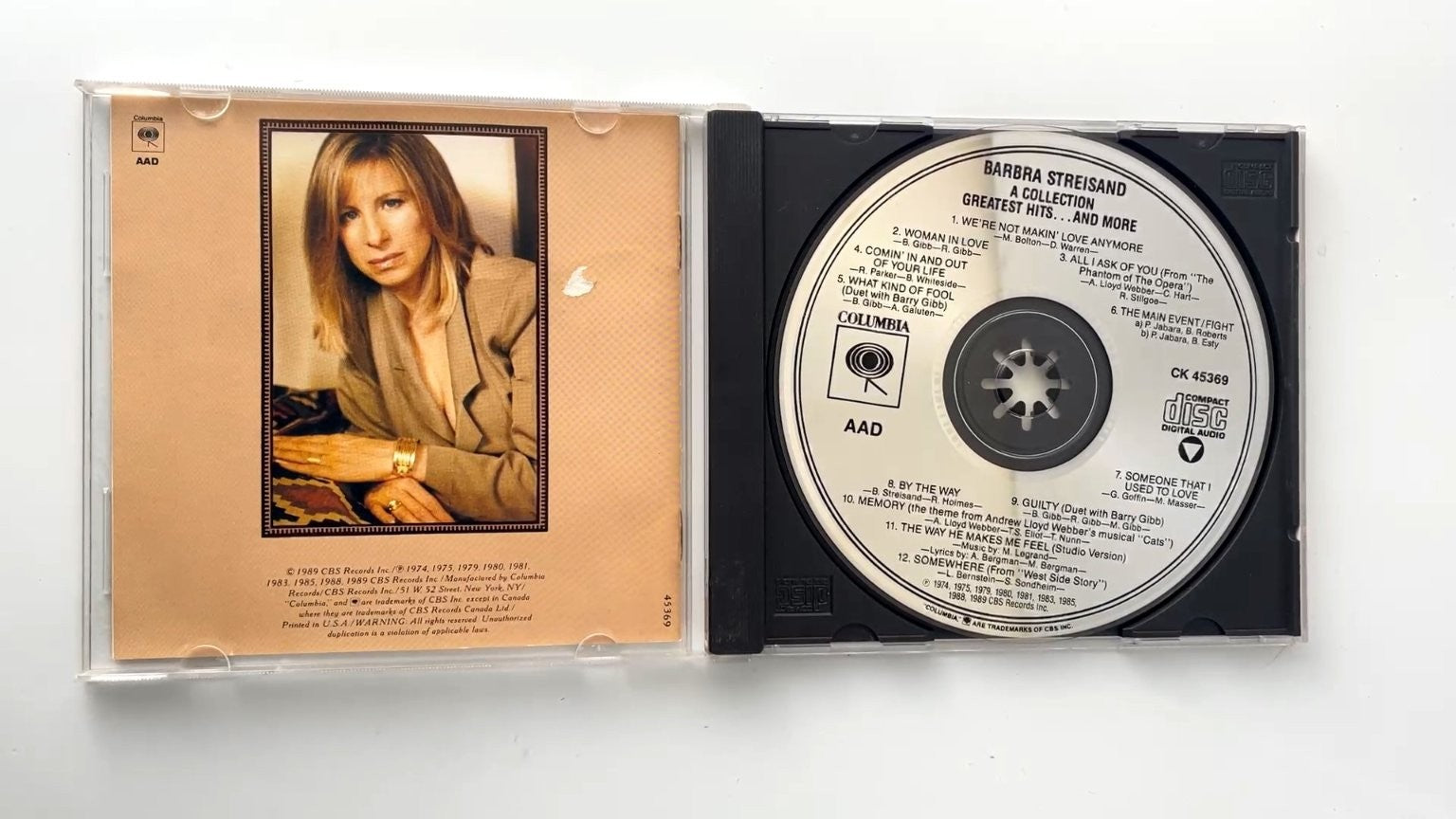 Barbra Streisand - A Collection Greatest Hits...And More CD 1989 Pop Columbia
