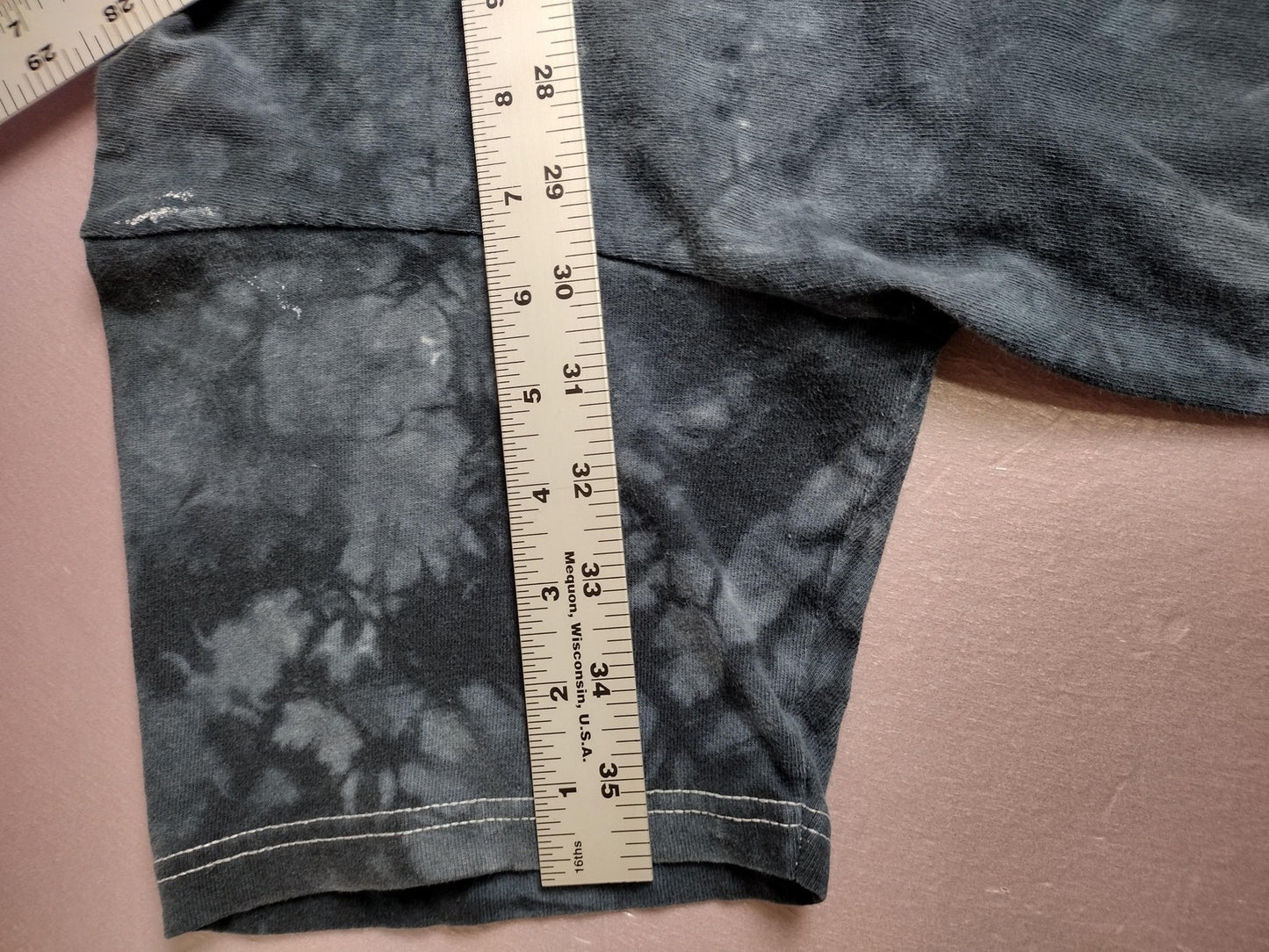 Lynyrd Skynyrd Shirt Youth Large Black Gray Tie Dye Band Rock Graphic Skull