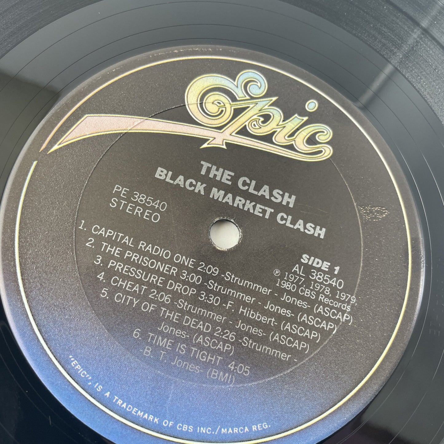 The Clash ‎– Black Market Clash - Epic ‎– PE 38540 - 1983 - LP - VG