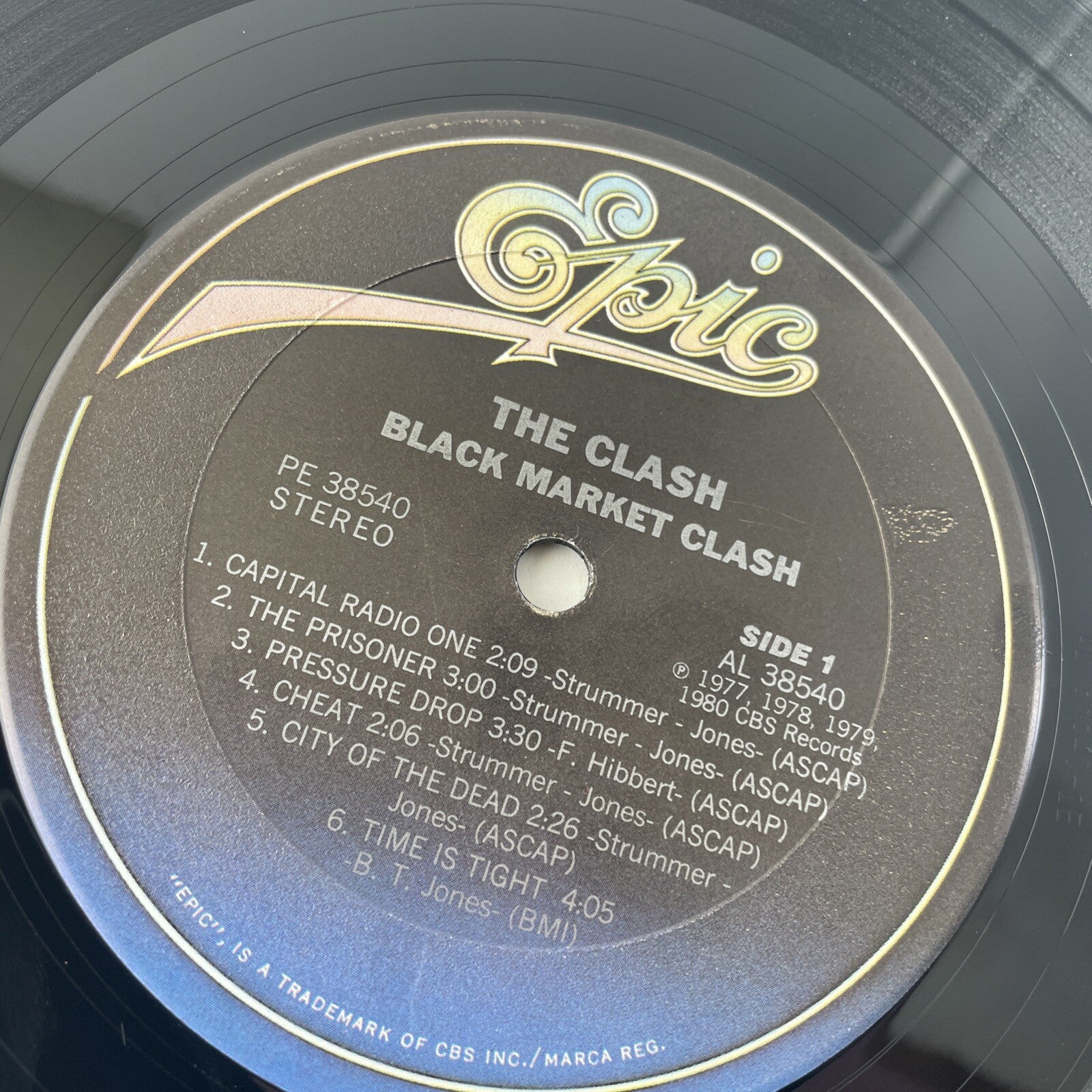 The Clash ‎– Black Market Clash - Epic ‎– PE 38540 - 1983 - LP - VG