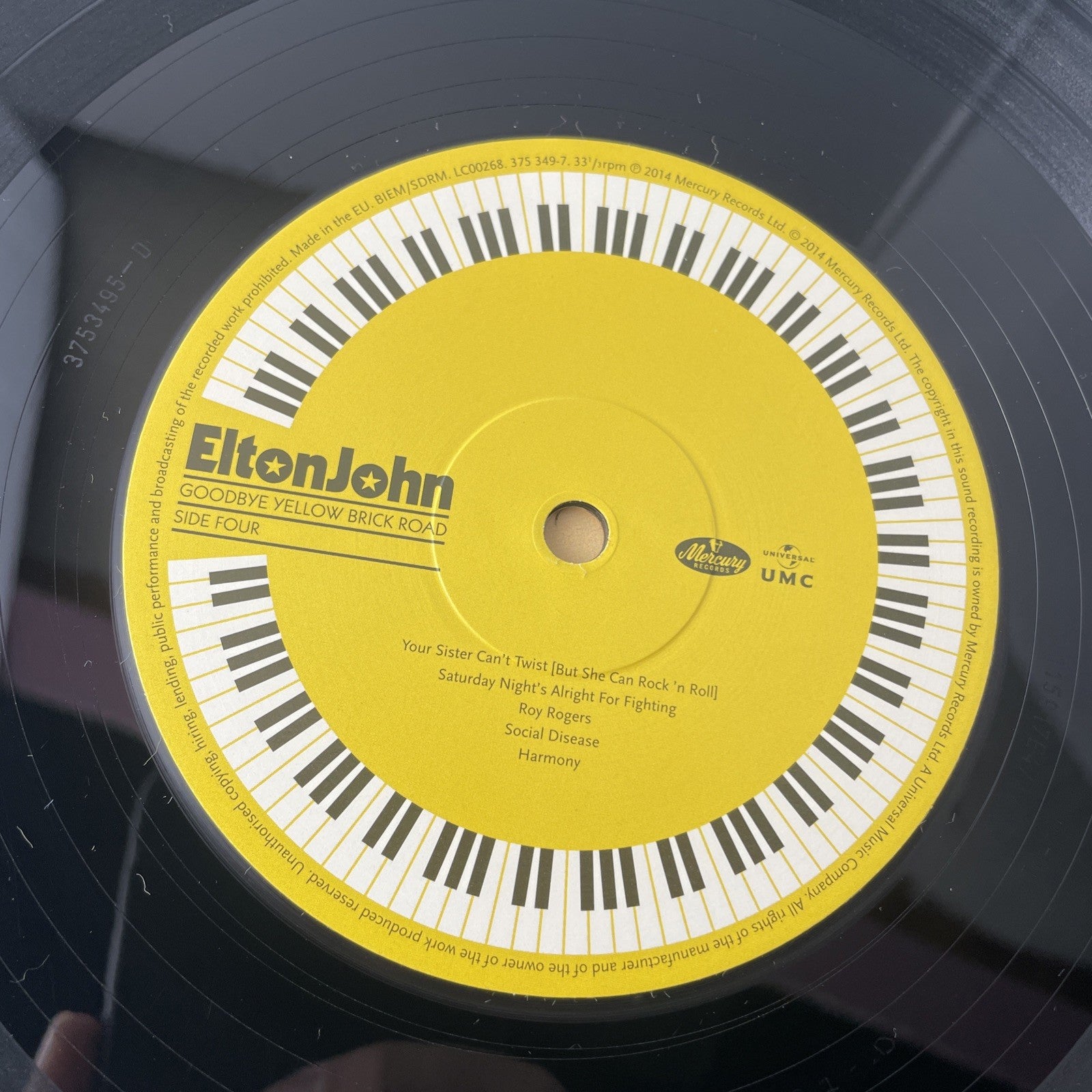 Goodbye Yellow Brick Road by John, Elton (Record, 2014) - VG