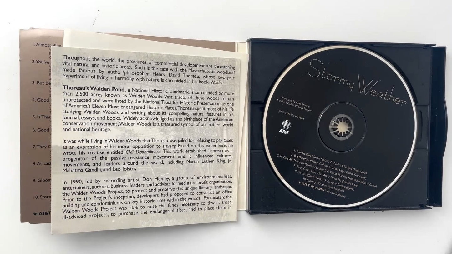 Various Artists - Stormy Weather CD 1998 Charity Concert Rock Pop AT&T