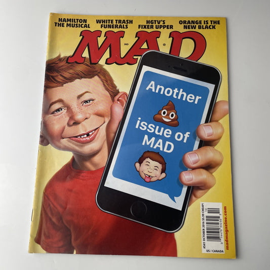 MAD Magazine: Another Poop Issue of MAD October 2016 (NEW)