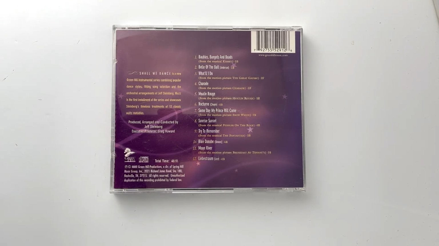 Jeff Steinberg Orchestra - Waltz CD 2001 Instrumental Classical Green Hill