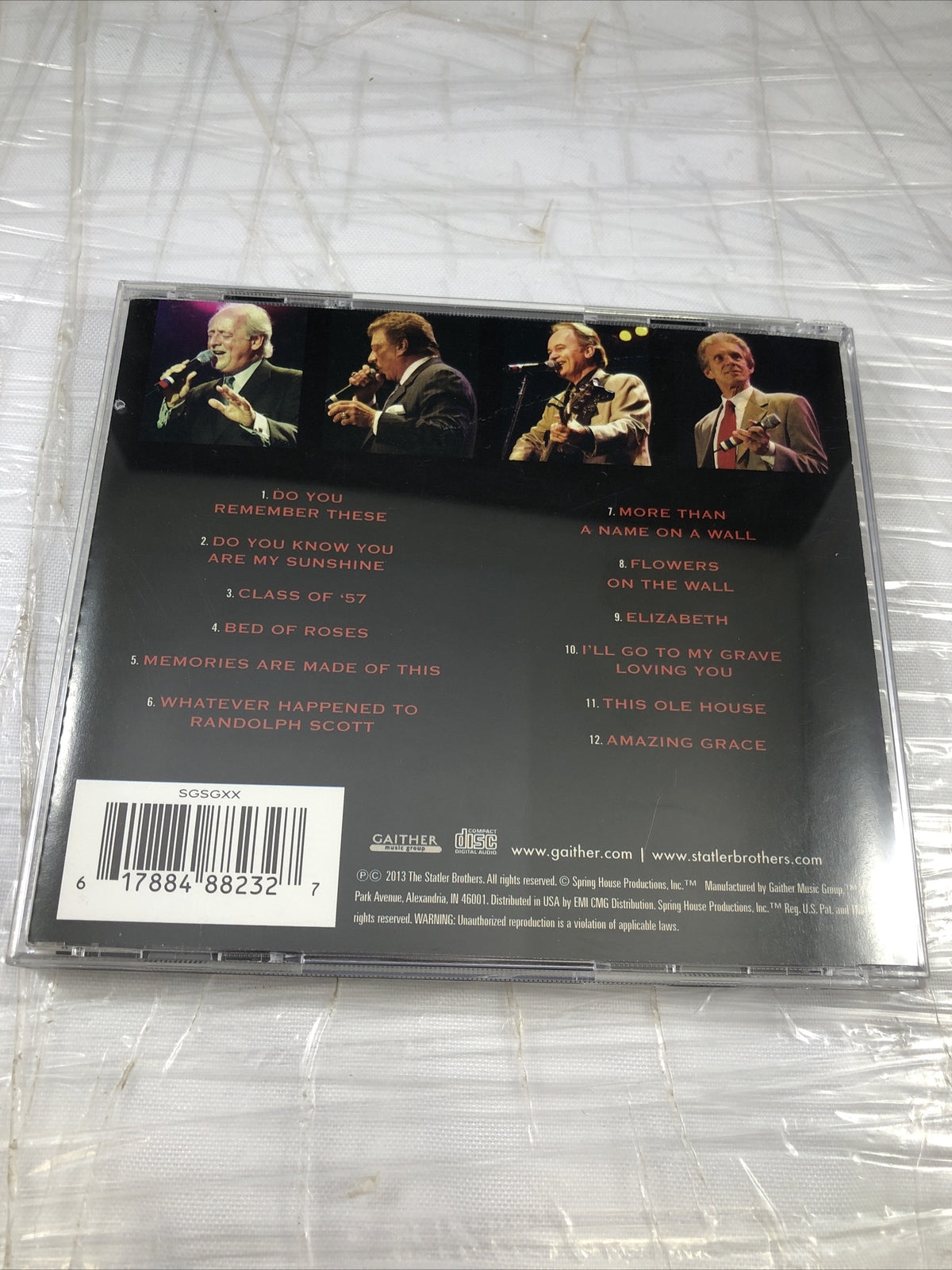 Statler Brothers Best From The Farewell Concert CD Gaither Gospel Southern